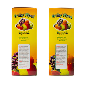 Three 144 Count Boxes (432 Wipes) - Fruity Wipes